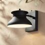 Danbury Modern Outdoor Wall Light Fixture LED Black 6'' Security Dusk to Dawn for Exterior House Porch Patio - John Timberland