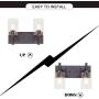 VINLUZ 2 Light Sconces Wall Lighting Modern Wall Lamp with Clear Glass Shade Oil Rubbed Bronze Bathroom Vanity Light, Industrial Vintage Wall Mounted Light Fixtures Bedroom Kitchen Stairs