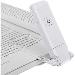 DEWENWILS USB Rechargeable Book Reading Light, 2 Brightness Levels, LED Clip on Book Light for Reading in Bed, Eye Care Book Lamp for Kids, Bookworms