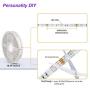 Led Lights,dalattin Led Strip Lights 32.8ft Waterproof Color Changing Multicolor Led Rope Lights with 44 Keys Remote Controller,2 Rolls of 16.4ft