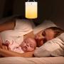 Touch Dimmable Table Lamp, Smart Bedside Table Lamp, Touch Control, LED Night Light with Color Changing Portable for Living Room Bedroom