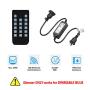Outdoor Dimmer for String Lights, Bomcosy 240 Watts Wireless Remote Control Plug-in Dimmer 50Ft Distance, Multifunctional Dimmer for LED String Lights and Incandescent String Lights, 3 Prong Plug