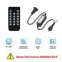 Outdoor Dimmer for String Lights, Bomcosy 240 Watts Wireless Remote Control Plug-in Dimmer 50Ft Distance, Multifunctional Dimmer for LED String Lights and Incandescent String Lights, 3 Prong Plug