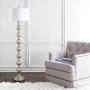 JONATHAN Y JYL1019A Oslo 60.5'' Glass/Metal LED Floor Lamp Contemporary,Transitional for Bedrooms, Living Room, Office, Reading, 60.5 inches, Mercury Silver