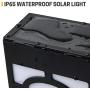 Otdair Solar Lights Outdoor, 2Modes Decorative Solar LED Fence Lights Waterproof, Solar Deck Lights Wireless for Deck, Fence, Patio, Yard, Pathway, Front Door, Warm White/Multicolour Changing, 8 Pack