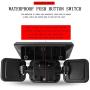 Wireless LED Solar Motion Sensor Lights Outdoor,3 Head Motion Sensor Lights,Lights Outdoor Spotlights 360°,IP65 Waterproof, Illumination for Yard Patio Garage Entryway Front Door (new-2pack) Wireless LED Solar Motion Sensor Lights Outdoor,3 Head Motion Sensor Lights,Lights Outdoor Spotlights 360°,IP65 Waterproof, Illumination for Yard Patio Garage Entryway Front Door (new-2pack)