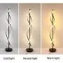 30W LED Floor Lamp Remote Control Dimmable Spiral Floor Lamp Indoor Lamp Floor Lamp for Living Rooms Family Rooms Bedrooms Offices Lighting (Black) 30W LED Floor Lamp Remote Control Dimmable Spiral Floor Lamp Indoor Lamp Floor Lamp for Living Rooms Family Rooms Bedrooms Offices Lighting (Black)