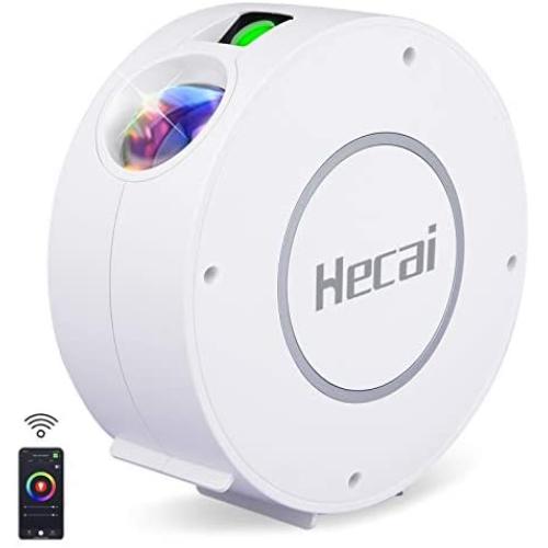 Hecai Galaxy Projector with Nebula Cloud,Star Sky WiFi Night Light Control by APP, Skylights for Baby, Kids, Adults, Party Decoration,Home Theatre or Mood Ambiance in Bedroom,White