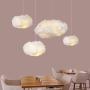 Clouds LED Ceiling Light Chandelier for Kids Room Pendant Light Living Room Dining Room The Mall Decoration Light Fixture -30x20cm(12x8inch)