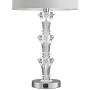 BOBOMOMO Modern Crystal USB Table Lamps Set of 2 for Living Room Bedroom 26''