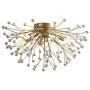Modo Lighting Modern Firework Chandelier Light Crystal Sputnik Pendant Light Fixtures Dandelion Ceiling Lamp for Bedroom Living Dining Room Kitchen Island (6 Light)