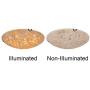 Artzone Tiffany Ceiling Lamp Flush Mount, Handcrafted Tiffany Ceiling Lamps for Living Room, Tiffany Ceiling Lamp Flush Mount, Stained Glass Ceiling Light Fixture - 16'' Natural Stone Lampshade