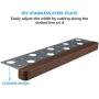 LEONLITE 8-Pack 12 Inch LED Hardscape Paver Light, 3W Low Voltage, Retaining Wall Lights Outdoor, IP65 Waterproof, Soft White 2700K, Clear Lens, 40,000 Hours Lifespan