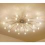 LED Modern Flush Mount Ceiling Lamp Starry Design Pendant Lamps Livingroom Fixture Chic Gypsophila Design Dimmable Iron Bedroom Romantic Decor Chandeliers Light Energy Star Hallway Kitchen Foyer Light