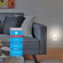 GE White Always-On LED Night Light, 2 Piece, Plug-In, Compact, Soft Glow, UL-Listed, Ideal for Bedroom, Nursery, Bathroom, Hallway, 11311, 2 Piece