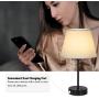 Bedside Lamps, Table Lamp with Dual USB Quick Charging Ports, Set of 2 Nightstand Lamps with Minimalist White Fabric Shade, Desk Lamp Perfect for Bedroom Living Room Study Room Office Dressing Room Bedside Lamps, Table Lamp with Dual USB Quick Charging Ports, Set of 2 Nightstand Lamps with Minimalist White Fabric Shade, Desk Lamp Perfect for Bedroom Living Room Study Room Office Dressing Room