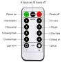 100 LED Battery String Lights With 8 Modes Remote Controller Decoration for Living room Bedroom Indoor Outdoor Wedding Party Christmas Tree New Year Garden,3AA Battery Opearted (White with Controller)