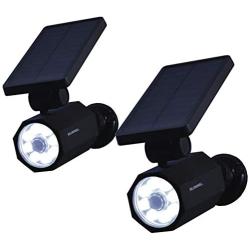 Bell+Howell Bionic Spotlight LED Solar Lights Solar-Powered Spot Light with 25 Feet Motion Sensor Outdoor Waterproof Frost Resistant Yard Outdoor Lighting As Seen On TV (Original, Set of 2)