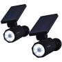 Bell+Howell Bionic Spotlight LED Solar Lights Solar-Powered Spot Light with 25 Feet Motion Sensor Outdoor Waterproof Frost Resistant Yard Outdoor Lighting As Seen On TV (Original, Set of 2)