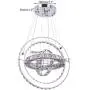 TongLan Modern LED Chandelier Lighting 3 Rings Stainless Steel Crystal Pendant Light Fixtures Dining Room Living Room Contemporary Chandeliers TongLan Modern LED Chandelier Lighting 3 Rings Stainless Steel Crystal Pendant Light Fixtures Dining Room Living Room Contemporary Chandeliers