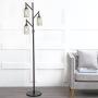 JONATHAN Y JYL8012A Lewis Style 71'' Multi-Light LED Floor Lamp, Tiffany, Traditional for Bedroom, Living Room, Bronze