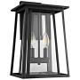 Safavieh PLT4005A Velza 2-Light Black Wall (LED Bulb Included) Outdoor Lantern