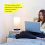 Brightech Grace LED USB Bedside Table & Desk Lamp – Modern Lamp with Soft, Ambient Light, Unique Lampshade & Functional USB Port – Perfect for Table in Bedroom, Living Room, or Office - Black Brightech Grace LED USB Bedside Table & Desk Lamp – Modern Lamp with Soft, Ambient Light, Unique Lampshade & Functional USB Port – Perfect for Table in Bedroom, Living Room, or Office - Black