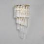 LITFAD Clear Crystal Wall Sconce 5 Lights Contemporary Wall Light Fixture Modern Wall Mount Light Fixture in Gold LED Wall Lamps Sconce Night Light for Living Room Hallway Bedside Hotel LITFAD Clear Crystal Wall Sconce 5 Lights Contemporary Wall Light Fixture Modern Wall Mount Light Fixture in Gold LED Wall Lamps Sconce Night Light for Living Room Hallway Bedside Hotel