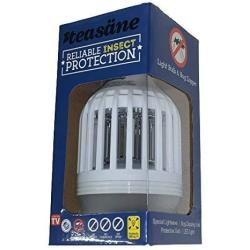 TEASÄNE Mosquito Bug Zapper Light Bulb, 2 in 1 Mosquito Killer Lamp UV Led Electronic Insect & Fly Killer