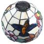 Tiffany Table Lamp Cover Colored Glass Lamp Shade Mediterranean Style Lampshade for Table Lamp Bedroom Dining Room (029)