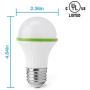 Green Light Bulbs, KINUR 3W(25W 40W Equivalent) A15 e26 Base Green LED Bulb, Porch, Outdoor, Home Lighting, Holiday Lighting, Decorative Illumination Light Bulb 2 Pack