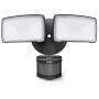 LEPOWER 28W LED Security Lights Motion Sensor Light Outdoor, 3000LM Motion Security Light, 5500K, IP65 Waterproof, 2 Head Motion Detector Flood Light for Garage, Yard, Entryways (Not Solar Powered)