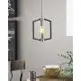 Zeyu Kitchen Pendant Light, 1-Light Industrial Hanging Light Fixture for Dining Room, Black and Satin Nickel Finish, ZJF14 M1L SN+BK