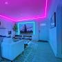 82FT LED Strip Lights,Smart Music sync LED Strip Lights,Bluetooth led Strip Lights,5050 SMD LED Color Changing Lights， RGB LED Strip Light for Bedroom，Kitchen，Party，Home Decoration
