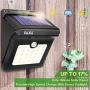 BAXIA TECHNOLOGY BX-SL-101 Solar Lights Outdoor 28 LED Wireless Waterproof Security Solar Motion Sensor Lights, (400LM,4 Packs)