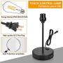 Touch Control Table Lamp, USB Touch Lamp with AC Outlet, 3 Way Dimmable Bedside Nightstand Lamp, LED Desk Lamp USB Reading Lamp Modern Lamp for Bedroom Living Room Office(Bulb Included) Touch Control Table Lamp, USB Touch Lamp with AC Outlet, 3 Way Dimmable Bedside Nightstand Lamp, LED Desk Lamp USB Reading Lamp Modern Lamp for Bedroom Living Room Office(Bulb Included)