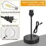 Touch Control Table Lamp, USB Touch Lamp with AC Outlet, 3 Way Dimmable Bedside Nightstand Lamp, LED Desk Lamp USB Reading Lamp Modern Lamp for Bedroom Living Room Office(Bulb Included)