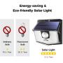 LITOM Solar Lights Outdoor, IP67 Waterproof Solar Powered Motion Sensor Lights 60 LEDs Wireless Solar Security Wall Lights for Front Door, Garden, Patio, Yard, Garage, Deck, Driveway 6 Pack Cold White