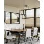 Emliviar 3-Light Pendant Light, Modern Cluster Hanging Lights for Kitchen, Oil Rubbed Bronze Finish, 20061D-3 ORB