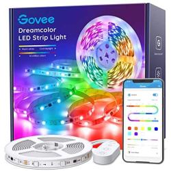 Govee LED Strip Lights RGBIC, 16.4FT Bluetooth Color Changing Rainbow LED Lights, APP Control with Segmented Control Smart Color Picking, Multicolor LED Music Lights for Bedroom, Room, Kitchen, Party