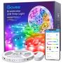 Govee LED Strip Lights RGBIC, 16.4FT Bluetooth Color Changing Rainbow LED Lights, APP Control with Segmented Control Smart Color Picking, Multicolor LED Music Lights for Bedroom, Room, Kitchen, Party