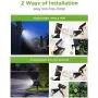 InnoGear Solar Lights Outdoor, Upgraded Waterproof Solar Powered Landscape Spotlights 2-in-1 Wall Light Decorative Lighting Auto On/Off for Pathway Garden Patio Yard Driveway Pool, Pack of 2 (White) InnoGear Solar Lights Outdoor, Upgraded Waterproof Solar Powered Landscape Spotlights 2-in-1 Wall Light Decorative Lighting Auto On/Off for Pathway Garden Patio Yard Driveway Pool, Pack of 2 (White)
