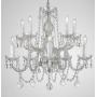 Chandelier Lighting Crystal Chandeliers H25'' X W24'' 10 Lights