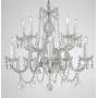 Chandelier Lighting Crystal Chandeliers H25'' X W24'' 10 Lights