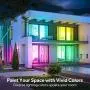 Govee Led Strip Lights, 65.6 Feet with Remote Control, RGB, for Bedroom, Ceiling, Kitchen