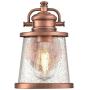 Westinghouse Lighting 6361000 Emma Jane One-Light, Washed Copper Finish with Clear Seeded Glass OUTDOOR WALL Fixture