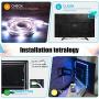Led Strip Lights, Maylit Tv Led Backlight for 40-60 inch Tv Bluetooth Control Sync to Music, USB Bias Lighting Tv Led Lights Kit with Remote - RGB 5050 LEDs Color Lights for Room Bedroom