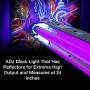 ADJ Products Stage Light Unit, 24 inch (BLACK-24BLB)