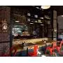 LITFAD Vintage Wall Sconce Lighting Antique Stylish Kerosene Wall Light Wood Backplate One Light Heritage Bass Sconce Light Wall Lamp for Bar Coffee Shop Restaurant