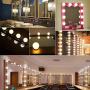 G25 LED Globe Light Bulbs,Cotanic 5W Vanity Light Bulb (60W Equivalent),Daylight 4000K,Non-dimmable Makeup Mirror Lights for Bedroom,Led Bathroom Light Bulbs,E26 Medium Screw Base,500lm,Pack of 4